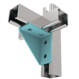 90&deg; Shelf Bracket HDG